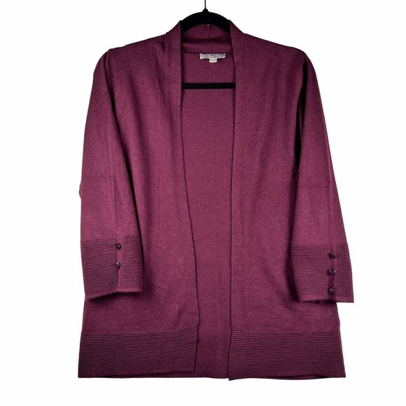 Evolution By Cyrus Sweaters - Stitch Fix Evolution by Cyrus Womens Cardigan Sweater Small Burgundy Open Front